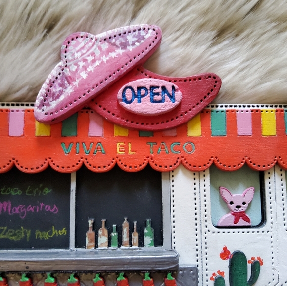 🎈Host Pick🎈Kate Spade Inspired "Taco Truck" Key Holder  Handmade Spectacular - Picture 5 of 11